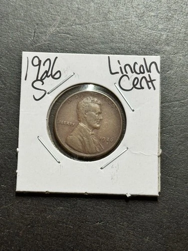 1926 S Lincoln Wheat Cent Penny FN Fine U.S. 1c Better Date Coin (Raw18402)