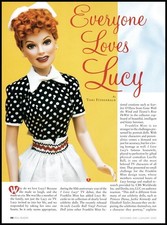 Lucille Ball Doll 4-page print article 2002 history ARTICLE ONLY