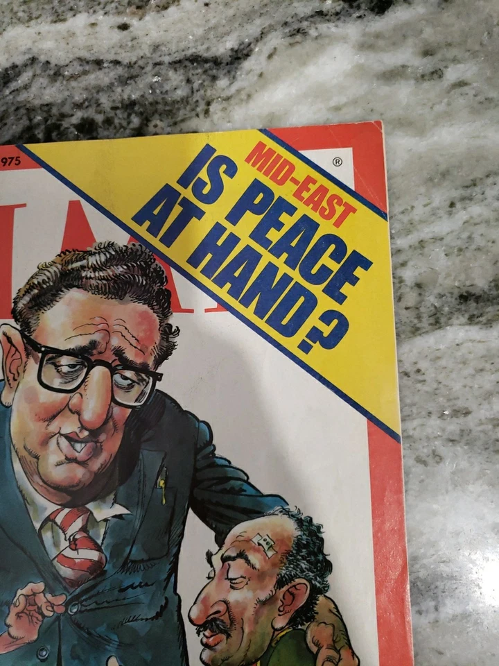 Vintage Time News Magazine Canada August 25 1975 Mid-East Is Peace at Hand?  - Image 3 of 4