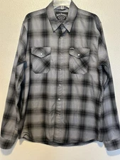 DIXXON Flannel Co Klock Werks Jack Daniel’s Old No. 7  L T Pearl Snap Mens Shirt