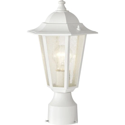 Nuvo Lighting 60/994 Cornerstone 1 Light 14 inch White Outdoor Post Lantern - Picture 4 of 10