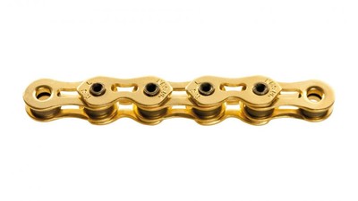 KMC Fahrrad Kette Fahrradkette Ketten K1SL Wide Gold 1/2x1/8 Zoll 100 Glieder