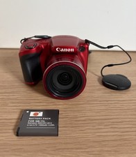 Canon PowerShot SX400 IS 16.0MP Digital Bridge Camera 30x Zoom Red - Tested