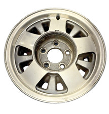 1992-2002 GM MACHINED ALUMINUM & CHARCOAL RIM P/N 9591783 OEM USED PART