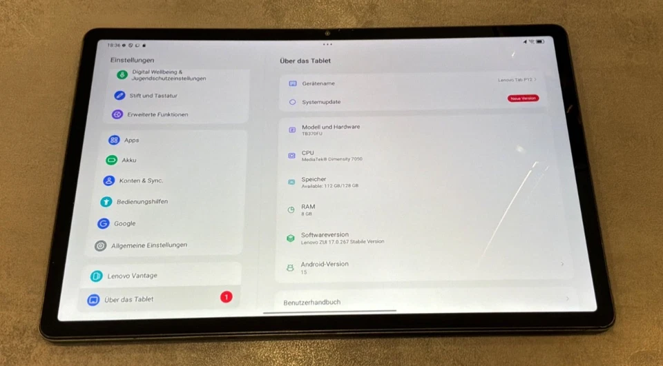 Lenovo Tab P12 · 128GB · Wi-Fi, Foto 4 von 5