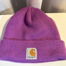Carhartt Beanie Kids Hat Youth Purple Classic Acrylic Watch Cap