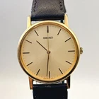 SEIKO Quartz Men's Vintage Watch 1988 Slim Gold 5P31-8000