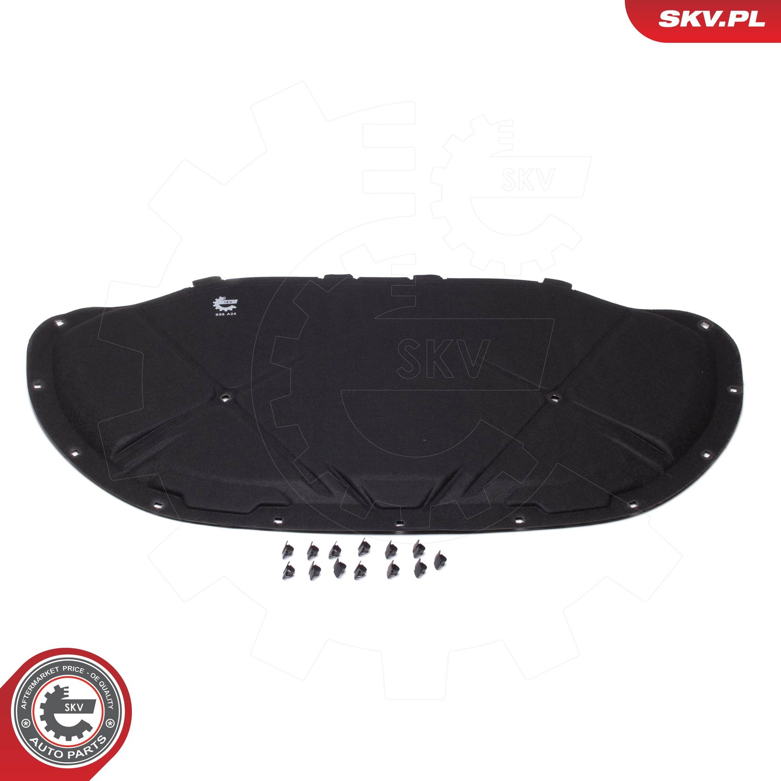 Für ESEN SKV 97SKV885 soundproofing of the bonnet of the SKODA Octavia III