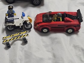 Lego City Complete Sets!  60048, 60017, 60007, 60055, 60082, 60065 With Minifigs