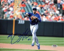 Ryan Goins Toronto Blue Jays Signed 8x10 Photo PSA