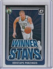 KRISTAPS PORZINGIS 2024-25 DONRUSS OPTIC BASKETBALL WINNER STAYS CARD # 9