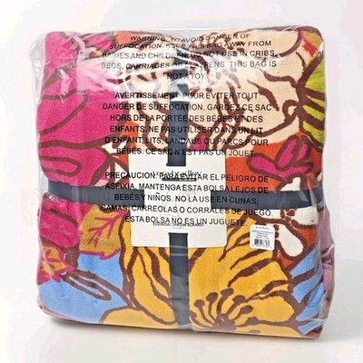Vera Bradley Throw Blanket Midday Garden  50'' x 80'' -Sealed