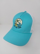 Salt Sun Sand Pacific Brim Womens Snapback Hat Adjustable Mesh Back Cap