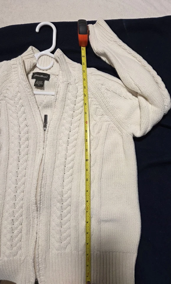Eddie Bauer Women's Cable Knit Cardigan Sweater - Image 4 of 4
