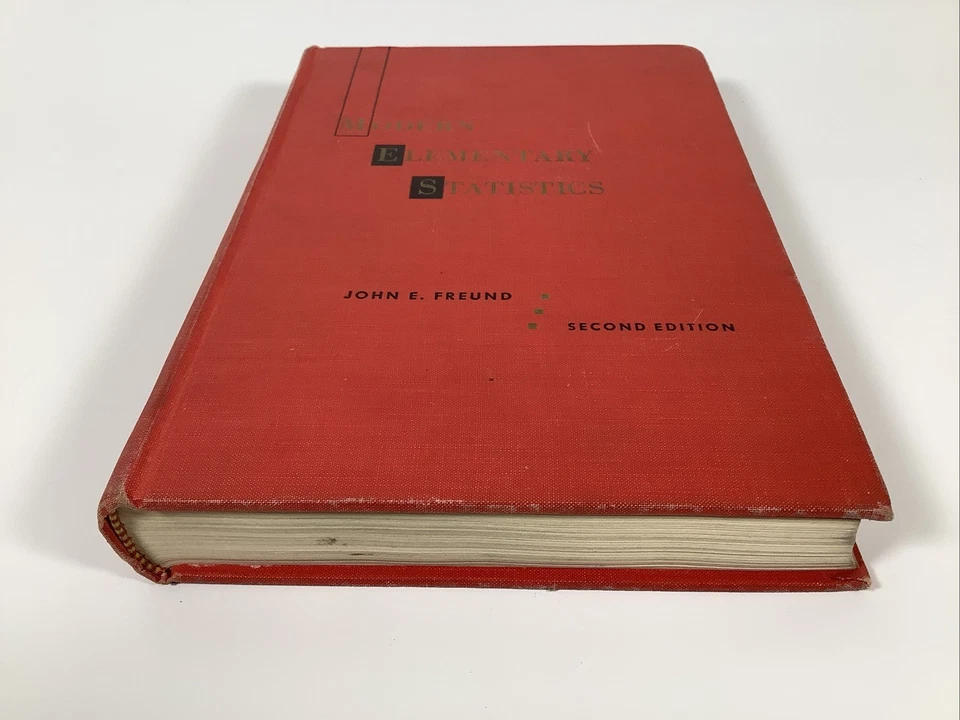 Modern Elementary Statistics John E. Freund 2nd Edition Hardcover - Image 2 of 4