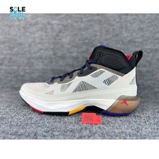 Nike Air Jordan XXXVII 37 Beyond Borders Light Bone Red Men's Shoes DD6958-060