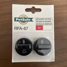 PetSafe RFA-67D-11 Replacement 6-Volt Battery 2pk - set of 3