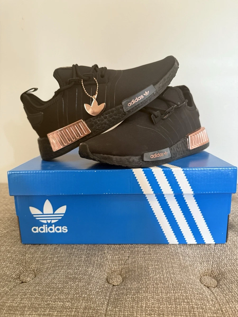adidas NMD R1 Black Gold Metallic 2020 W for sale | eBay