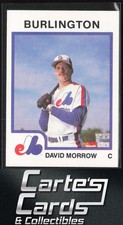 David Morrow 1987 ProCards #1083 Burlington Expos