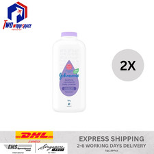 2 x 500g Johnson's Baby Powder Bedtime Cornstarch 500g / 17.6 oz