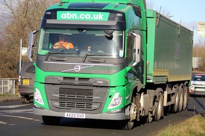 6x4 LKW Foto AV22 OVO Volvo ABN [Sherburn in Elmet 26.01.23]CS
