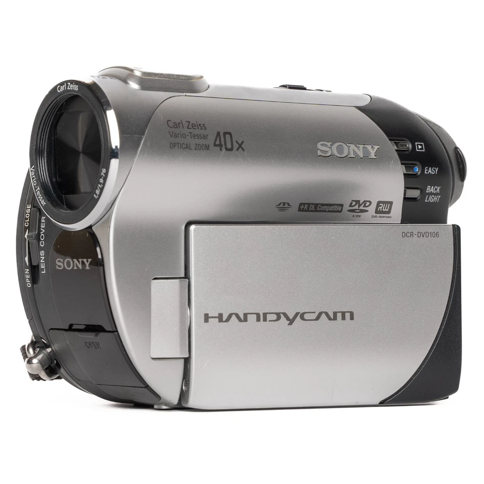 Sony Handycam DCR-DVD106E DVD PAL Camcorder - Silver - FULLY FUNCTIONAL - Image 2 of 4