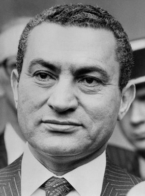 Egypt's new President Hosni Mubarak who succeeds President Anwar S- Old Photo