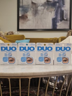 4 Duo Eyelash Glues Clear Adhesive Strong Hold Eyelash Extension Glue Quick Dry