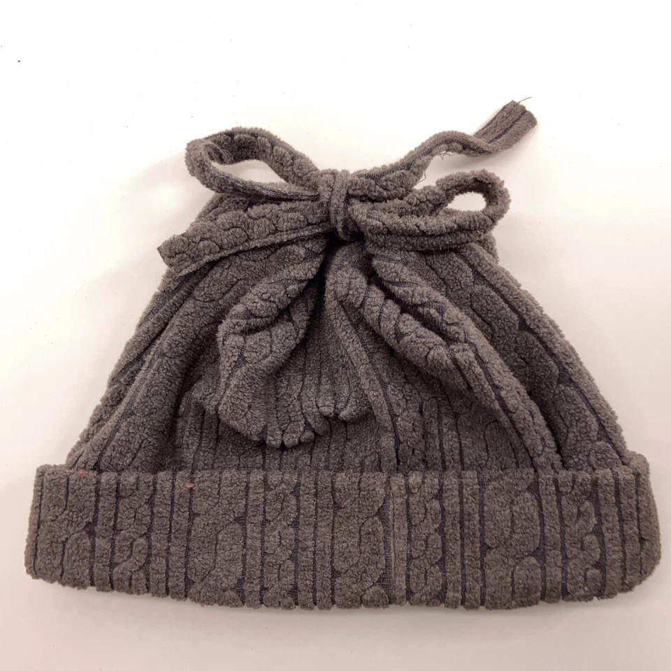 Gorra de Invierno Retro Tied Top Liz Claiborne Gris Foto 2 de 4