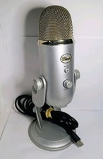 Blue Yeti Desktop USB Microphone w/ Stand USB Power Silver