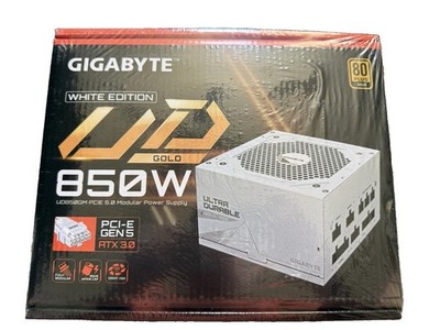 GIGABYTE UD850GM 850W 80 Plus Gold ATX Modular PCIe 5.0 PSU White