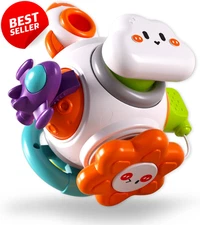 Montessori Sensory Busy Board Cube Toddler Travel Toy for Ages 1-3 Educational -