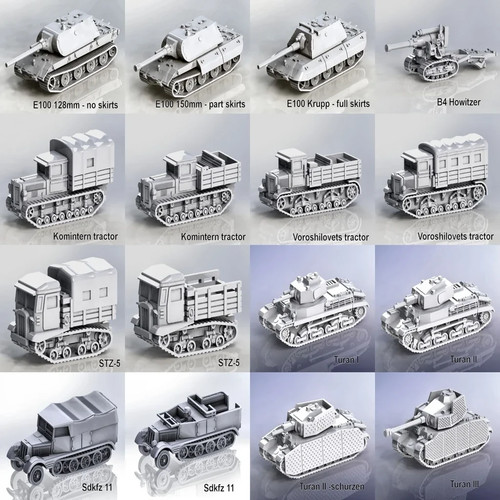 3 Pack Iran Tanks and Vehicles 1/30 WWII Wargames Tabletop Games - 第 9/24 張圖片