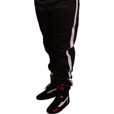 RJS SFI 3-2A/1 ''RACER 1 CLASSIC'' 1 Layer FR Cotton Pants 3X BLACK