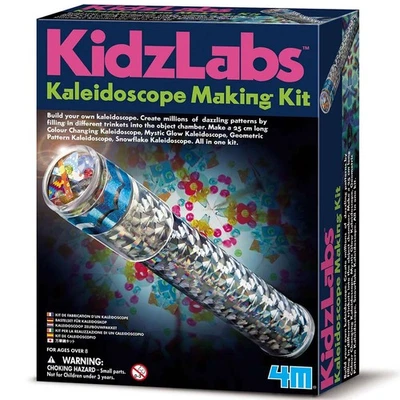 4M KidzLabs Kaleidoskop-Herstellungsset für Jungen und Mädchen ab 8+, MINT-Set