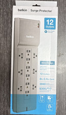 New Belkin Home/Office BE108230-12 Surge Protector In Box - 12 Outlets