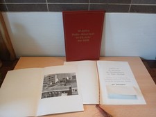 DDR Urkunde Anl&auml;&szlig;lich des 10. Jahrestages der Grundsteinlegung Halle Neustadt