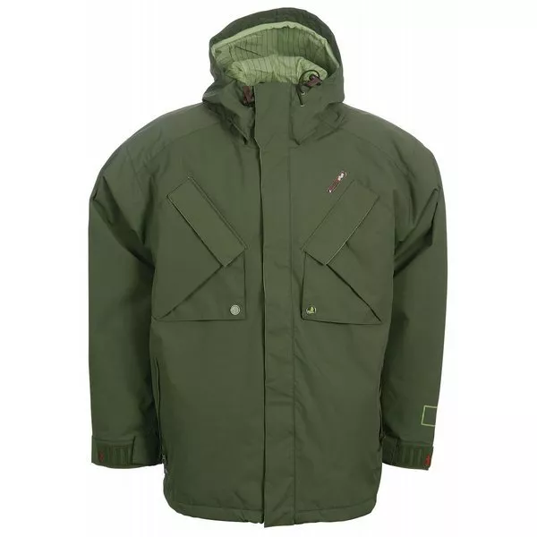 Foursquare Coco Jacket Mens Ski Snowboard Insulated Waterproof Coat Olive S