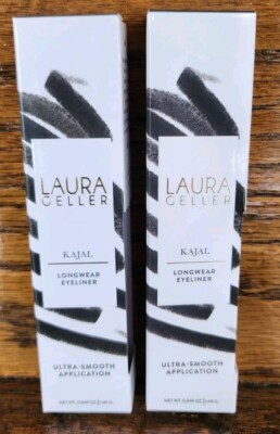 Lot Of 2 Laura Geller Kajal Longwear Eyeliner 0.049 oz (1.40 g) DEEP BLACK KOHL