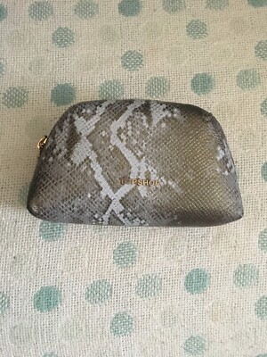 topshop purse Snake Skin Effect Grey UK