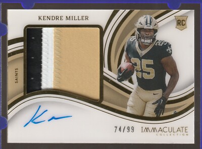 2023 Immaculate Kendre Miller #PP-KMI On Card RPA /99, 3 Color Patch!