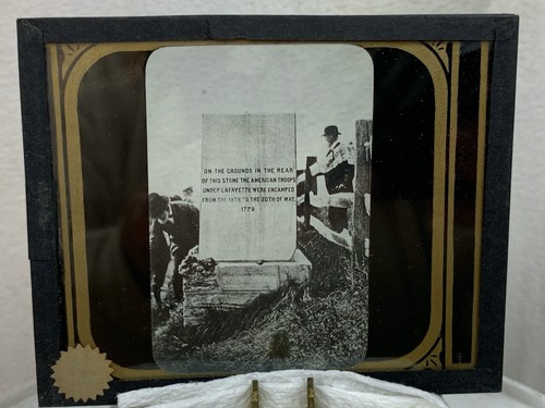 Vintage 4 Magic Lantern Glass Slides Color Photo Landmarks PA 272 - Picture 7 of 9