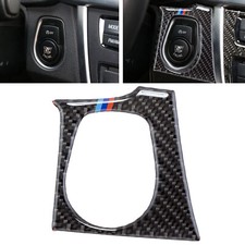 Carbon Fiber Inner Igition Engine Start Button Trim Decal For Bmw F30 F31 F34 M3 Carbon Fiber Inner Igition Engine Start Button Trim Decal For Bmw F30 F31 F34 M3