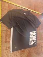 NBA Basketball Jersey Shirt Black Athletic Short-Sleeve Shirt Men's Large #S128
