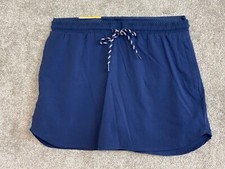 NWT Member's Mark Women's Moisture Wick Inner Short Woven Trek Skort w/ Pockets