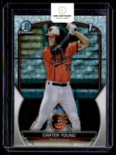 2023 Bowman Chrome Mojo 1st Bowman Carter Young #BCP-183 Baltimore Orioles