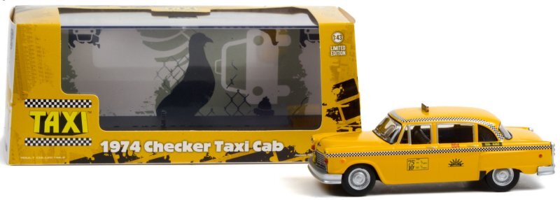 Checker Taxi Modellauto 1/43 - Gelb Wie In John Wick 1974