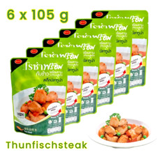 [ 6 x 105 g ] Roza Thai Rezept Fertiggericht - Thunfischsteak