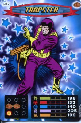 Spiderman Heroes And Villains Card #107 Trapster