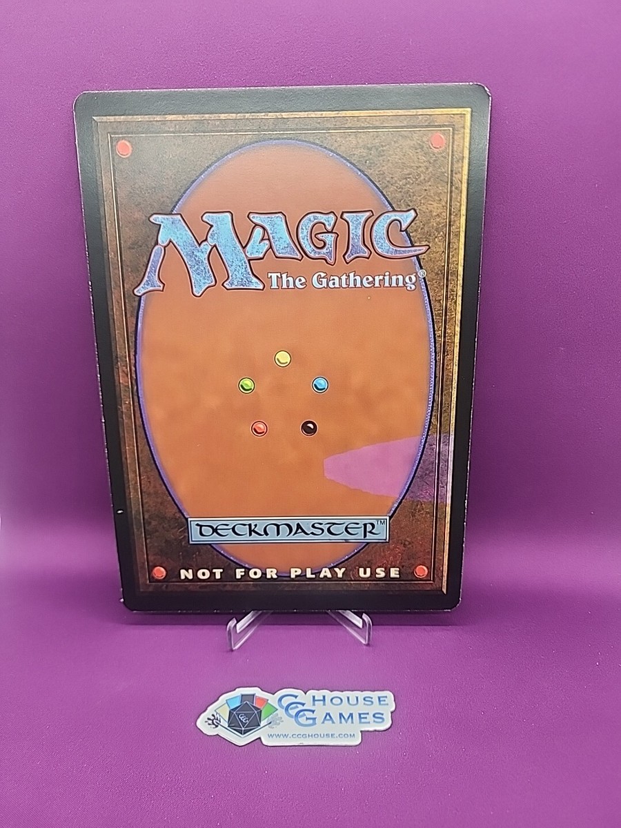 MTG 6x9 Adarkar Wastes Misprint Back Ink Error Oil Slick Oddity